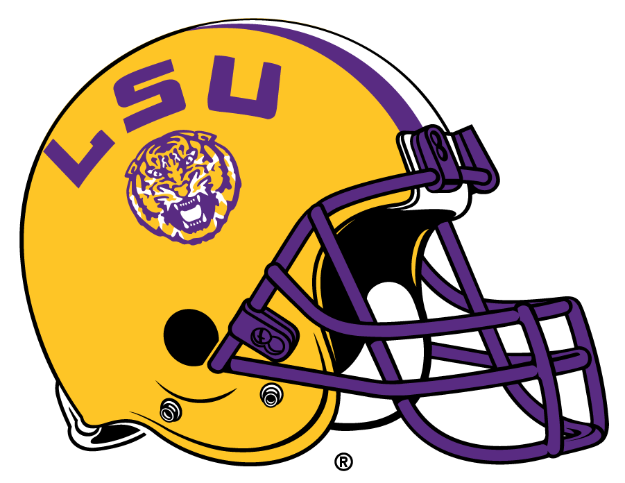 LSU Tigers 2014-Pres Helmet Logo diy iron on heat transfer